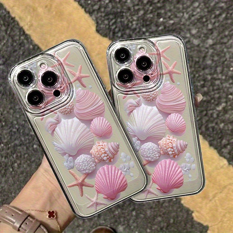 Phone Cases Trending - Модный розовый чехол-ракушка для iPhone 17