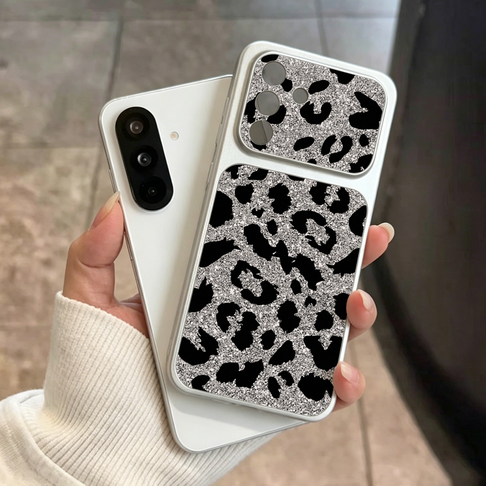 Phone Cases Leopard Print - Чехол для телефона с блестящим леопардовым