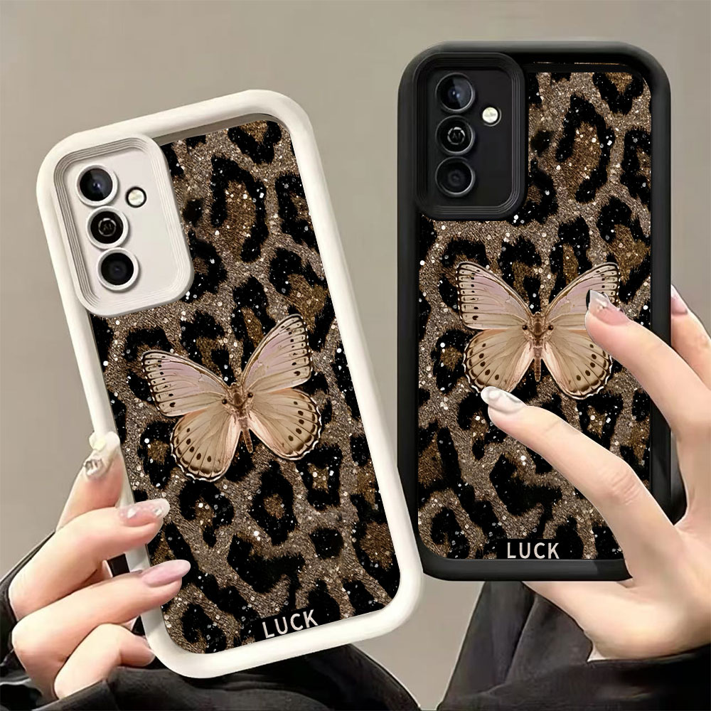 Phone Cases Leopard Print - Роскошный противоударный чехол для телефона Samsung