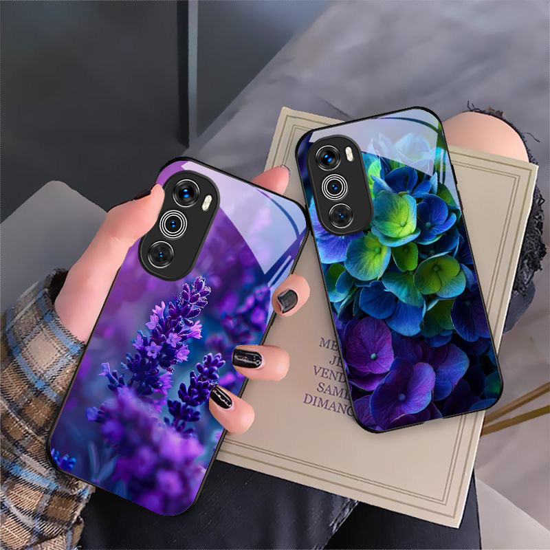 Phone Cases Moto G - Фиолетовый узор тюльпана для Motorola Moto