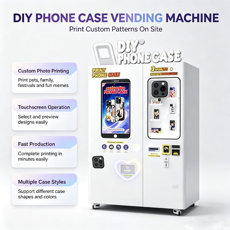 Автомат для изготовления чехло – обзор и цена Phone Cases Vending Machine