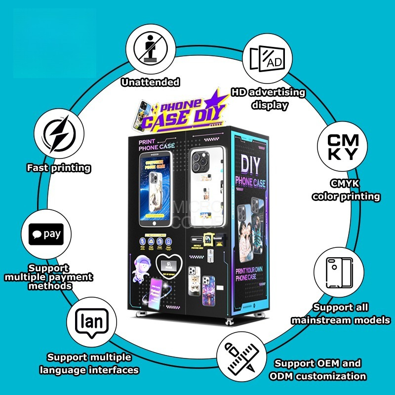 Новинка! Принтер для чехлов мо – обзор и цена Phone Cases Vending Machine