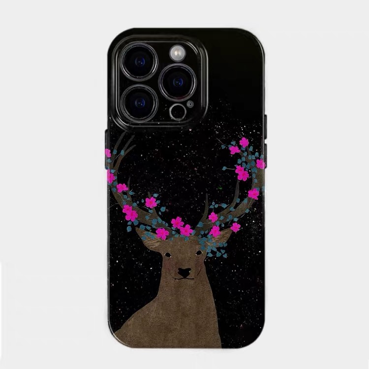 Черно-красный акриловый чехол  – обзор и цена Phone Cases Red Deer
