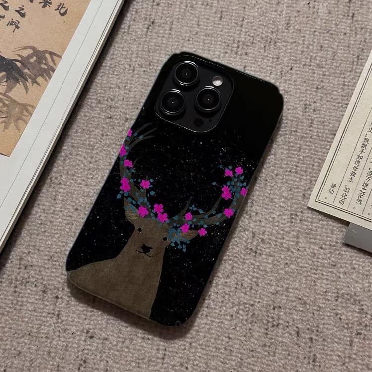 Черно-красный акриловый чехол  – обзор и цена Phone Cases Red Deer