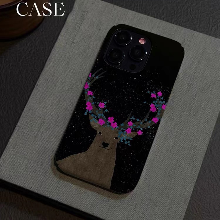 Черно-красный акриловый чехол  – обзор и цена Phone Cases Red Deer
