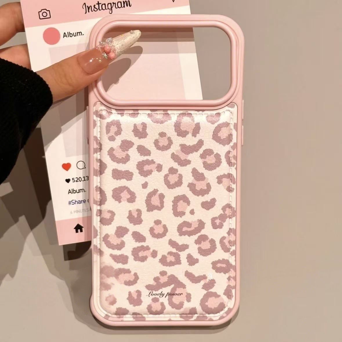 Простой корейский розовый ретр – обзор и цена Phone Cases Leopard Print