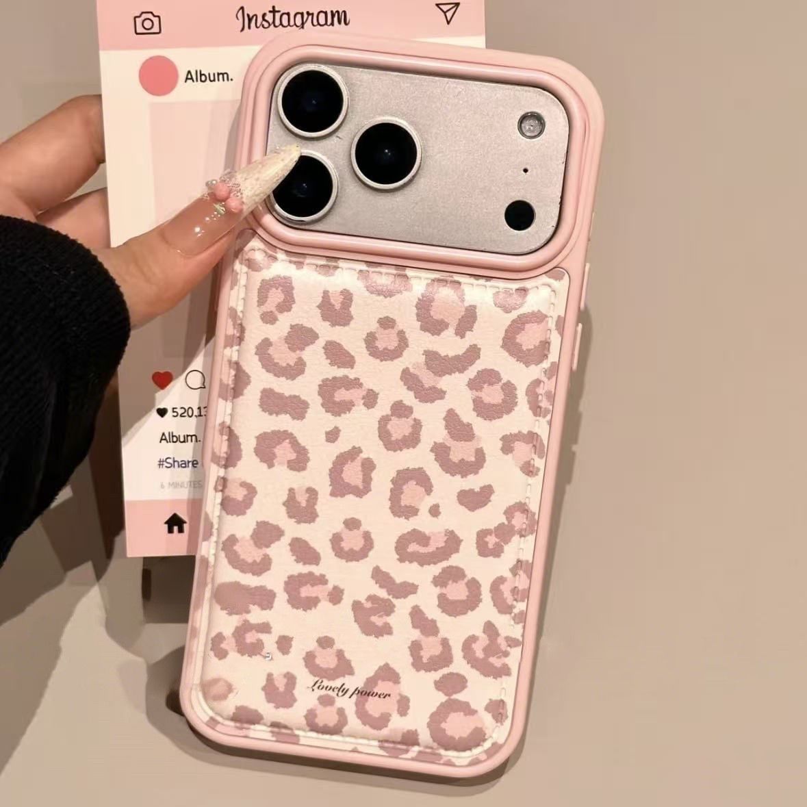 Простой корейский розовый ретр – обзор и цена Phone Cases Leopard Print