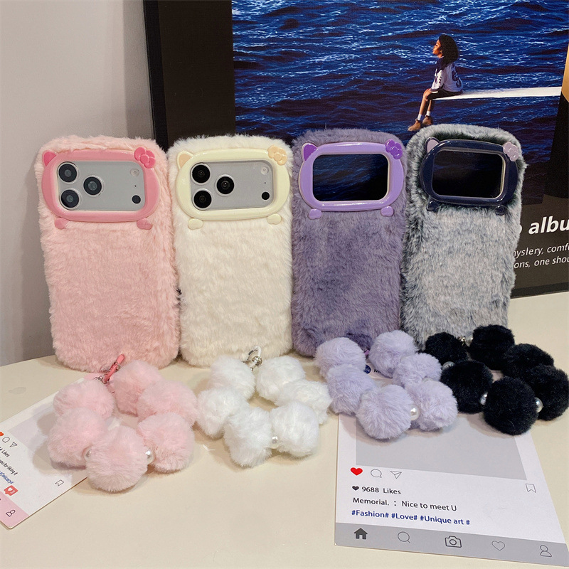 Роскошный однотонный плюшевый  – обзор и цена Phone Cases Popular