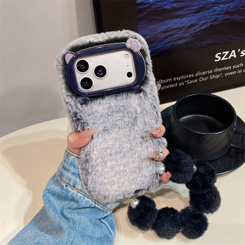 Роскошный однотонный плюшевый  – обзор и цена Phone Cases Popular