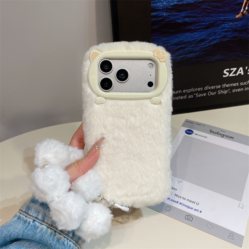 Роскошный однотонный плюшевый  – обзор и цена Phone Cases Popular