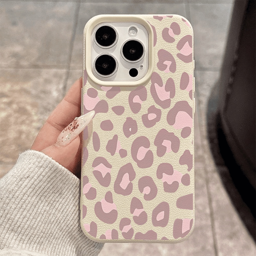 Пурпурный матовый силиконовый  – обзор и цена Phone Cases Leopard Print