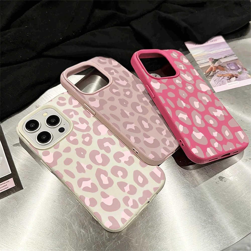 Пурпурный матовый силиконовый  – обзор и цена Phone Cases Leopard Print