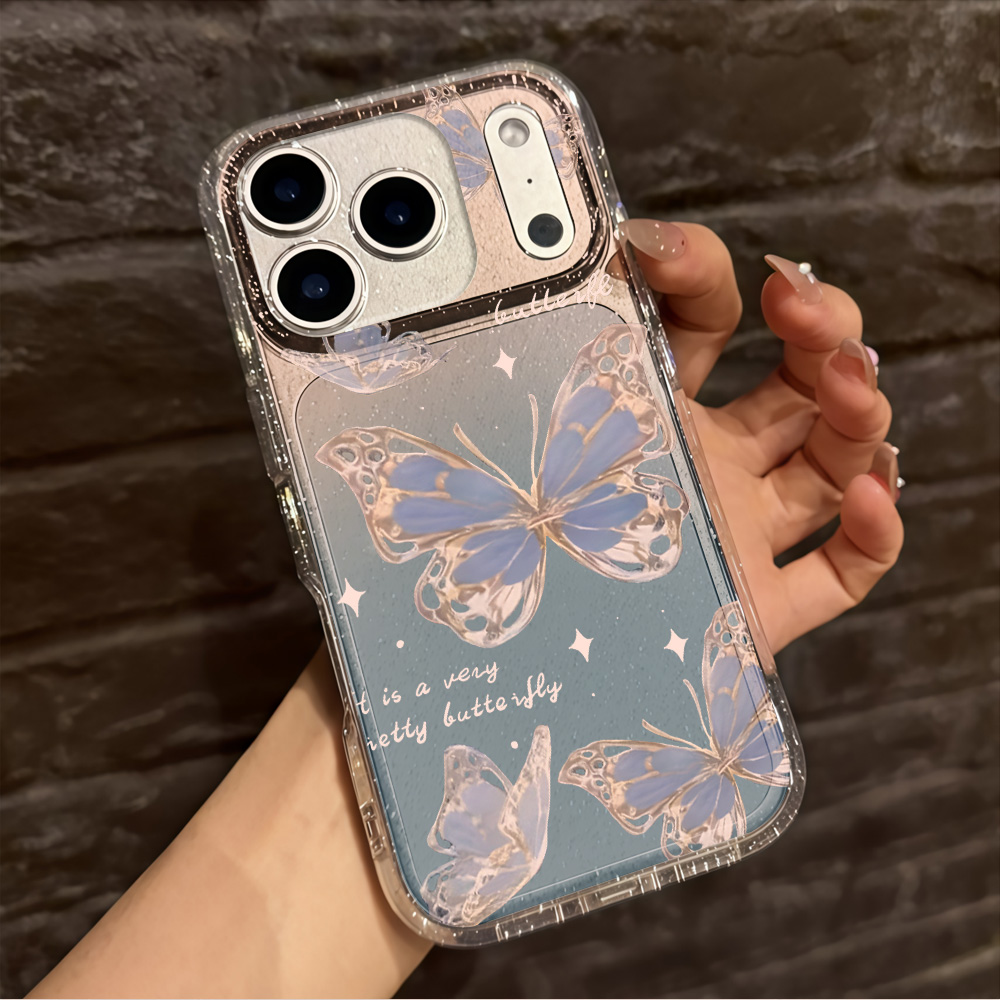 Роскошный синий чехол с бабочк – обзор и цена Phone Cases Popular