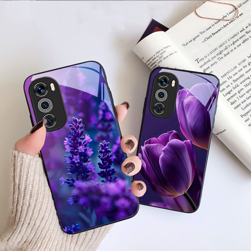 Фиолетовый узор тюльпана для M – обзор и цена Phone Cases Moto G