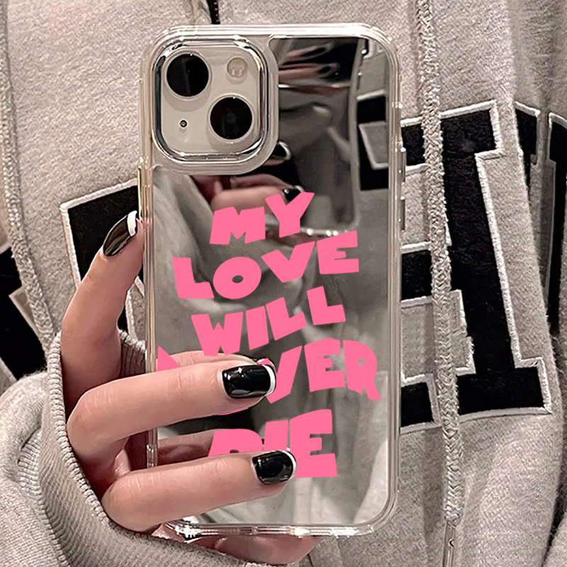 Модный чехол-зеркало с надпися – обзор и цена Phone Cases Trending