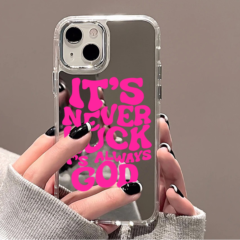 Модный чехол-зеркало с надпися – обзор и цена Phone Cases Trending